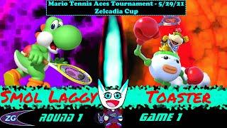 Zelcadia Cup Mario Tennis Aces Tournament - Winners Round 1, Game 1 - Laggy vs Toaster