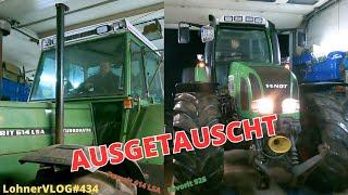 LohnerVLOG#434 Fendt 614 LSA gegen Favorit 926 getauscht I Werkstattalltag I 1 Kreis Bremse demont.