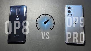 OnePlus 8 vs OnePlus 9 Pro -Speed Test | How big is the difference?