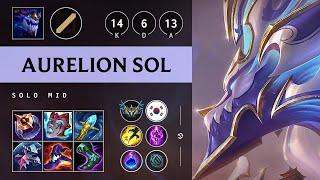 Aurelion Sol Mid vs Ekko: Unstoppable - KR Challenger Patch 14.18