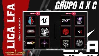 LIGA LFA - SÉRIA A - GRUPO A VS C - FREE FIRE AO VIVO