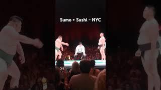 Sumo + Sushi - NYC#sumoandsushi #DannyRiskit #sumo #Sushi #reels #shorts