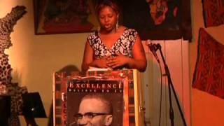 Poetic Princess performs at The Afrikan Poetry Theater