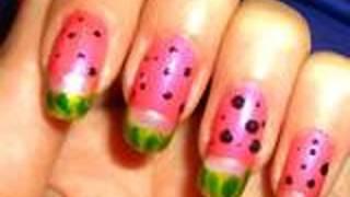 Watermelon Nails