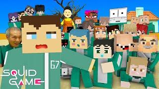 فلم ماين كرافت : قصة حياة لعبة الحبار ضد عائلة احمد البطل ( القصة الكاملة ) ؟!!