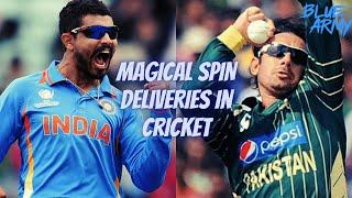 Magical Spin Deliveries in Cricket || Jadeja || Ajmal || Warne