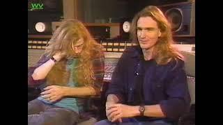 Dave Mustaine and David Ellefson (Megadeth) -  MTV Week in Rock Report (1992)