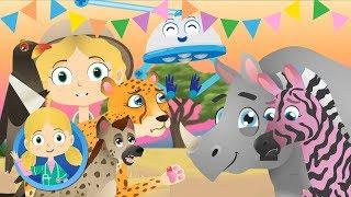 Animals and Doctor Poppy on Safari | Animal Cartoons and songs for Children