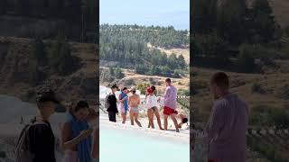 White Nature of Wonder Land Pamukkale - Amazing Sights of Old City #pamukkale #travel