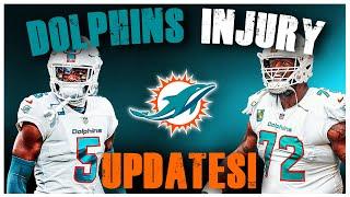 Miami Dolphins Injury Updates! Will Armstead Play?!