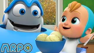 ARPO the Ice Cream Maker! | 1 HOUR OF ARPO! | Funny Robot Cartoons for Kids!