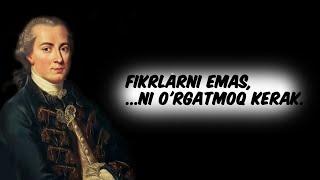 Nemis Faylasufi Imanuel Kant | Falsafa | Donishmandlar | Kant falsafasi #ImanuelKant #falsafa