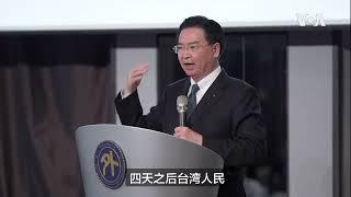 台湾外长：台湾人不支持统一 下届政府会维持现状