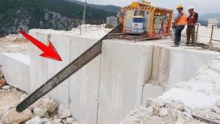 Incredible Fastest Marble Quarries Mining Heavy Machinery - Modern Granite Mining Machine Technology