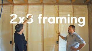 Why would you frame a house with 2x8 lumber?