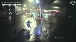 Brixton gun attack captured on CCTV