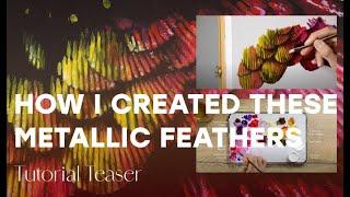 How to Paint Metallic Humming Bird Feathers