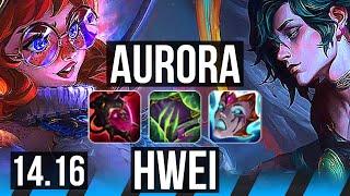 AURORA vs HWEI (MID) | 48k DMG, 4k comeback | EUW Master | 14.16