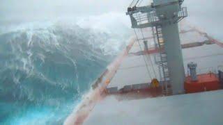 Ship in Storm | INSANE Bulk Carrier Hit by TYPHOON in North China (Storm Force 12)!
