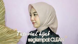 TUTORIAL HIJAB SEGI EMPAT CLEAN | RAPI ANTI LEPEK SIMPLE @SreezyAnugrahR