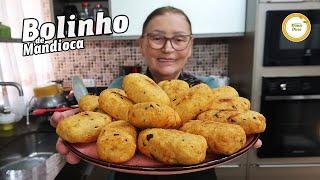 PURA MANDIOCA RECHEADA COM QUEIJO QUE FICOU INCRÍVEL | BOLINHO DE MANDIOCA, AIPIM, MACAXEIRA #1041