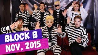 INTERVIEW WITH BLOCK B! [DRAMAFEVER NOV, 2015]