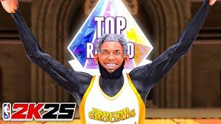 I HIT THE TOP RANK ON NBA 2K25! (PROVING GROUNDS)