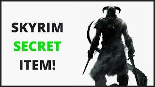 SECRET ITEM IN SKYRIM - Where to find! (2020)