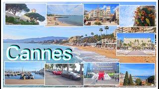 Cannes France 2024 French Riviera Côte d'Azur Канны Франция Printemps 4K60 Walking city 