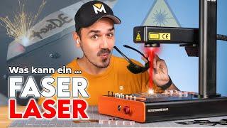 Günstiger FASERLASER für schnelle GRAVUR | EM-Smart Basic 1 Test