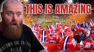 Australian Sports Fan reacts to "Best College Football Entrances Pt 1"