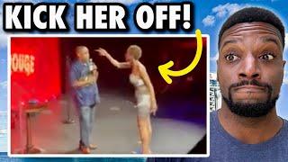 ANGRY WOMAN! Cruise Ship Passenger Argues With Comedian After Fight