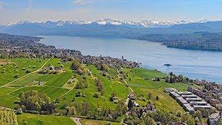 Drone Views of Switzerland in 2k: Feldmeilen / Meilen / Herrliberg