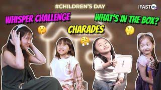 Children's Day Special: Whisper Challenge, Charades & Guess What's in the Box | iFAST House Views