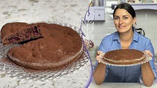 Chocolate Cherry Pie by Liza Glinskaya