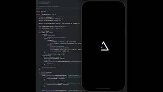 Triangle Loader created using the SwiftUI Framework