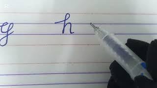 Cursive  handwriting  a to z   | Cursive small letter | Learn english words | Cursive letter a-z