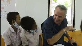 UNICEF Global Director of Education visits a school in Lao PDR.