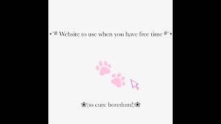 websites to cure boredom#aesthetic #shorts #useful #pinterestaesthetic