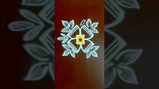 Thiru Aarooran Rangoli #shorts 4*2*2 dots Small rangoli