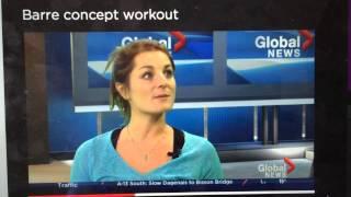 BarreConcept Workout on Canadian Breakfast TV News