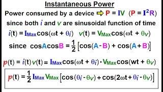 Electrical Engineering: Ch 12 AC Power (1 of 38) Instantaneous Power