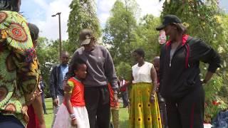 President Kagame and First Lady Jeannette Kagame take part in kigali city walk