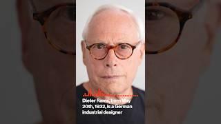 The most influential product designer alive? | Dieter Rams