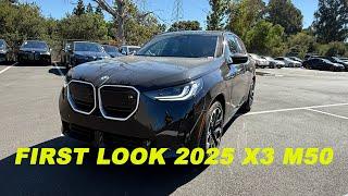 First Look at the 2025 X3 M50 in Black Sapphire | 4K