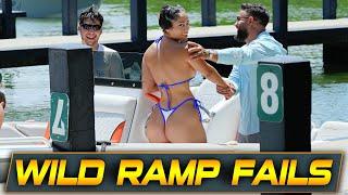 FALLS OFF the Dock Into the Water !! Miami Boat Ramp | Boat Zone