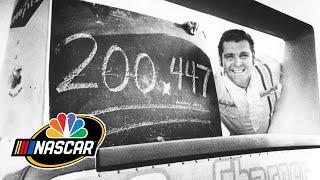 Buddy Baker breaks 200 mph speed barrier | NASCAR 75th Anniversary Moments | Motorsports on NBC