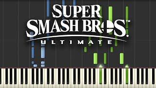 Super Smash Bros. Ultimate - Theme (Piano Tutorial) [Synthesia]