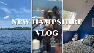 new hampshire vlog: staying at the lake house