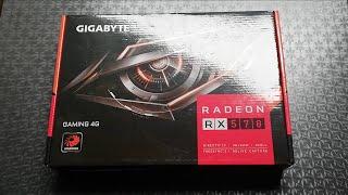 Gigabyte Radeon RX 570 Gaming 4G Unboxing